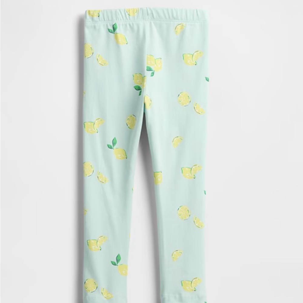 Baby Gap Lemon Print Leggings Size 12-18 Months NWT
